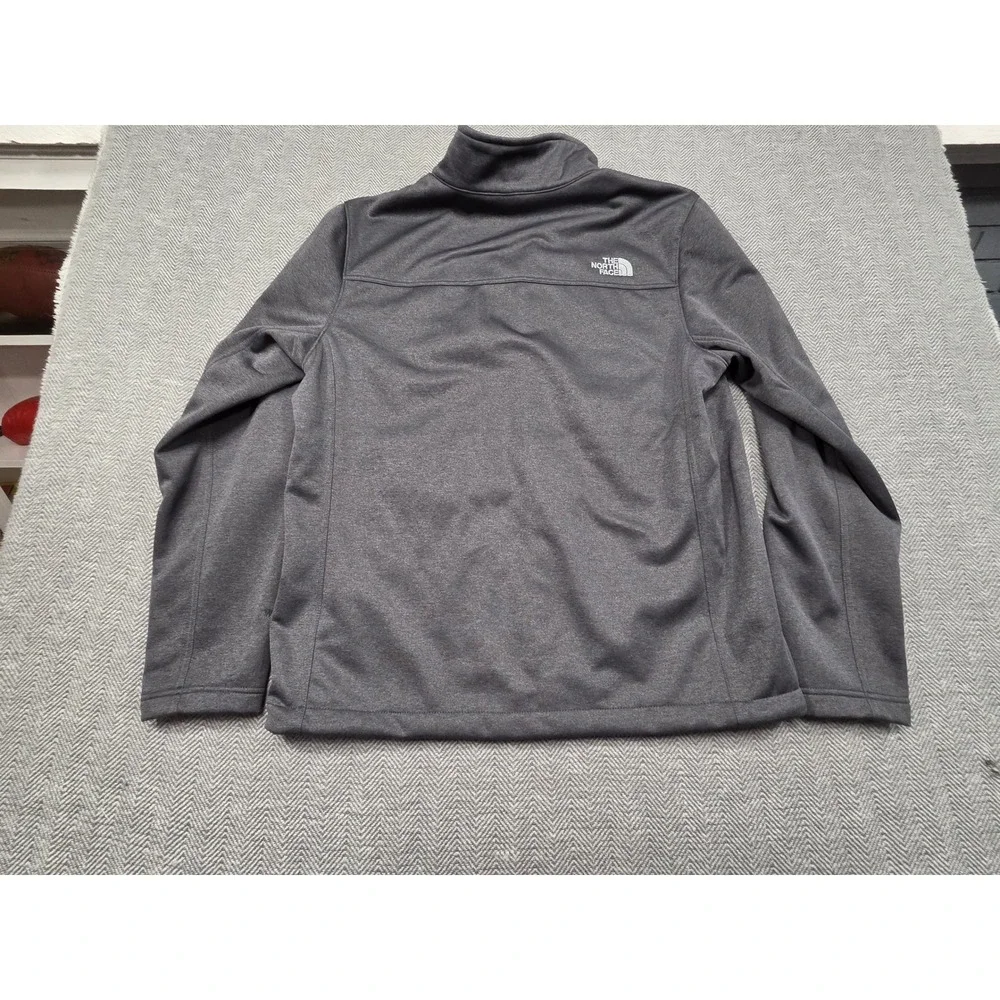 The North Face WindWall Softshell Jacket Mens Large Grey Atomic AI‎ Full Zip L